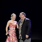 John Lasseter and Kristen Bell at an event for The Pixar Story (2007)