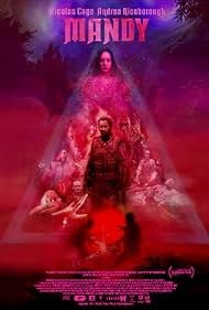Nicolas Cage, Ned Dennehy, and Andrea Riseborough in Mandy (2018)