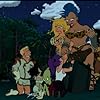 Katey Sagal, Maurice LaMarche, Tress MacNeille, Lauren Tom, and Billy West in Futurama (1999)