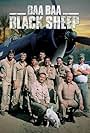 Robert Conrad, Dirk Blocker, Dana Elcar, Jeff MacKay, and Simon Oakland in Black Sheep Squadron (1976)
