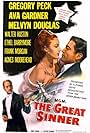 Gregory Peck, Ava Gardner, Melvyn Douglas, Walter Huston, and Robert Siodmak in The Great Sinner (1949)