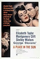 Elizabeth Taylor, Montgomery Clift, and Shelley Winters in A Place in the Sun (1951)