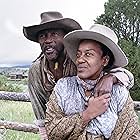 Louis Gossett Jr. and CCH Pounder in Return to Lonesome Dove (1993)