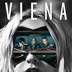 Dakota Fanning, Jeremy Allen White, and Caleb Landry Jones in Viena and the Fantomes (2020)