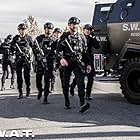 Shemar Moore, Jay Harrington, Kenny Johnson, David Lim, and Alex Russell in S.W.A.T. (2017)