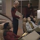 Jonathan Frakes, Brent Spiner, LeVar Burton, and Patrick Stewart in Star Trek: The Next Generation (1987)
