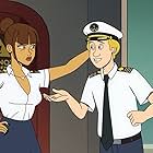 Jason Ritter and Lesley-Ann Brandt in Captain Fall (2023)