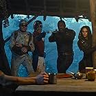 Alice Braga, Idris Elba, John Cena, Joel Kinnaman, David Dastmalchian, and Daniela Melchior in The Suicide Squad (2021)