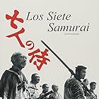 Toshirô Mifune, Daisuke Katô, and Takashi Shimura in Seven Samurai (1954)