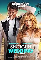 Jennifer Lopez and Josh Duhamel in Shotgun Wedding (2022)
