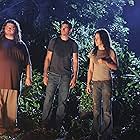 Matthew Fox, Jorge Garcia, Josh Holloway, and Evangeline Lilly in Lost (2004)