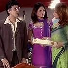 Tisca Chopra, Aashish Kaul, and Kavita Kaushik in Kahaani Ghar Ghar Kii (2000)