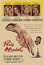 Eva Gabor, Paulette Goddard, Robert Hutton, Barbara Lawrence, and Marilyn Maxwell in Paris Model (1953)