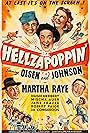 Hugh Herbert, Mischa Auer, Chic Johnson, Ole Olsen, and Martha Raye in Hellzapoppin' (1941)