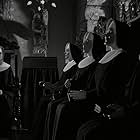 Claudette Colbert, Gladys Cooper, and Connie Gilchrist in Thunder on the Hill (1951)