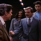 Jeff Goldblum, Madolyn Smith Osborne, William Daniels, and Robert Preston in Rehearsal for Murder (1982)