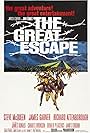 Richard Attenborough, Steve McQueen, and James Garner in The Great Escape (1963)