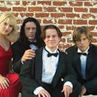 Greg Sestero, Philip Haldiman, Tommy Wiseau, and Juliette Danielle in The Room (2003)
