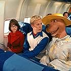 Linda Cardellini, Freddie Prinze Jr., and Neil Fanning in Scooby-Doo (2002)