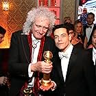 Brian May and Rami Malek at an event for Bohemian Rhapsody (2018)