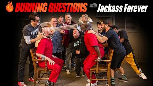 Johnny Knoxville, Chris Pontius, Steve-O, Dave England, Danger Ehren, Preston Lacy, Jason "Wee Man" Acuña, Rachel Wolfson, Zach Holmes, Davon "Jasper" Wilson, Eric Manaka, Sean "Poopies" McInerney, and director Jeff Tremaine answer our Burning Questions about stunts that still hurt, the bit they'd love to do again, and if we can expect 'Son of Jackass' in the future.