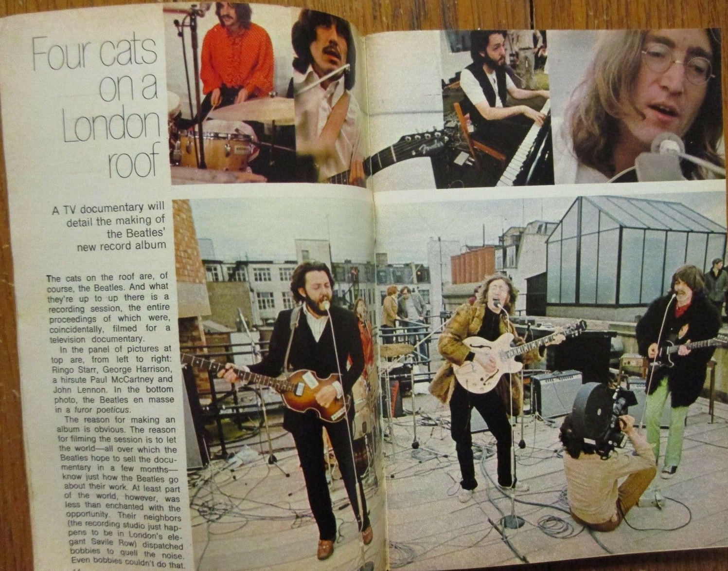 Paul McCartney, John Lennon, George Harrison, Ringo Starr, and The Beatles in Let It Be (1970)