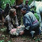 Kevin Costner, Morgan Freeman, and Walter Sparrow in Robin Hood: Prince of Thieves (1991)