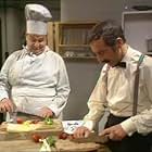Steve Plytas and Andrew Sachs in Fawlty Towers (1975)