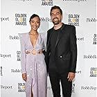 Susan Chardy with husband Jeremy Chardy at the Golden Globes x Robb Report event for Cannes Film Festival
