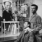 Laurence Harvey, Khigh Dhiegh, and Richard LePore in The Manchurian Candidate (1962)