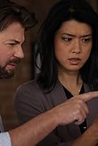 Sam Pancake and Grace Park in Letting Go (2020)