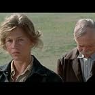 Jane Fonda and Richard Farnsworth in Comes a Horseman (1978)