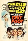 Clark Gable, Spencer Tracy, and Myrna Loy in Test Pilot (1938)