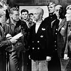 Nicholas Byron, Robert Cornthwaite, John Dierkes, Dewey Martin, Norbert Schiller, Douglas Spencer, Kenneth Tobey, and James Young in The Thing from Another World (1951)