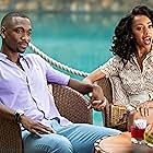 Jay Pharoah and Christiani Pitts in Resort to Love (2021)