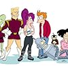 Katey Sagal, Maurice LaMarche, John DiMaggio, Lauren Tom, Frank Welker, and Billy West in Futurama (1999)
