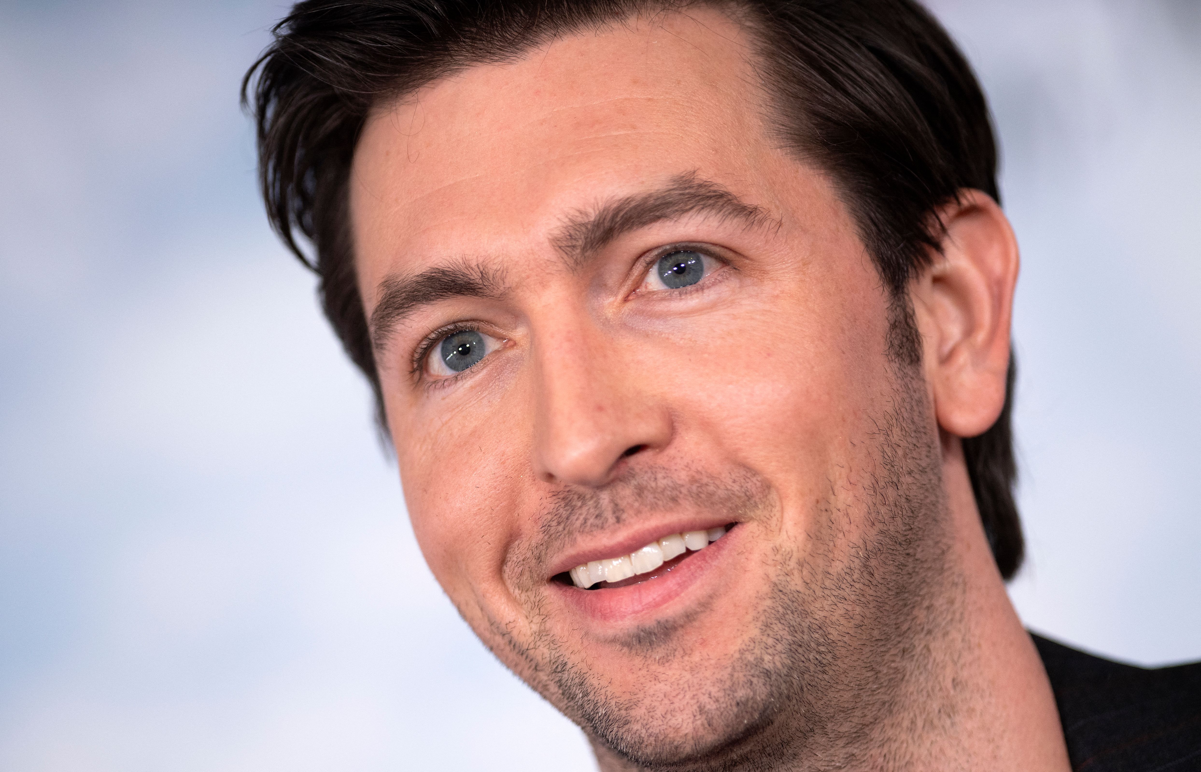 Nicholas Braun at an event for Spider-Man: No Way Home (2021)