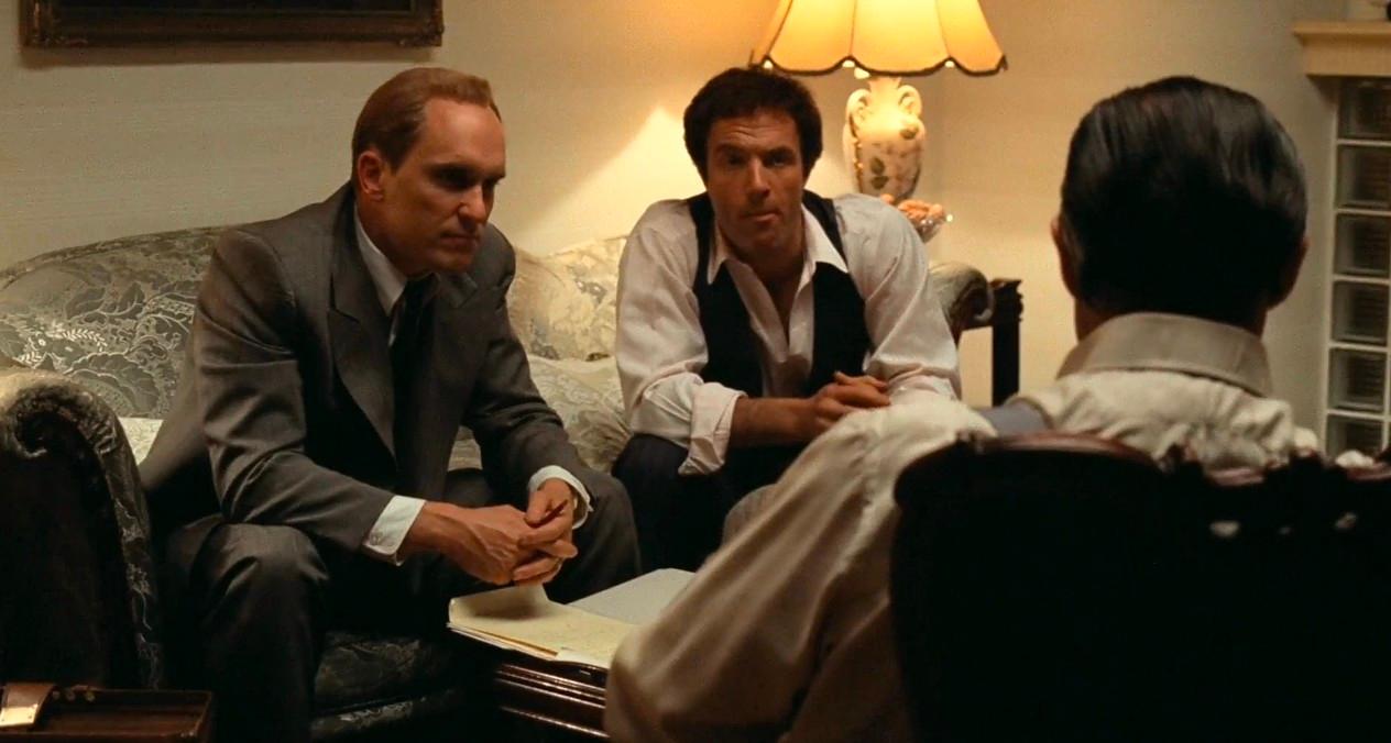 Marlon Brando, Robert Duvall, and James Caan in The Godfather (1972)