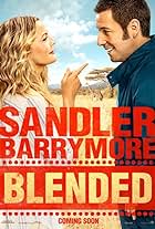 Drew Barrymore and Adam Sandler in Blended (2014)