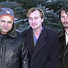 Joe Pantoliano, Guy Pearce, and Christopher Nolan at an event for Memento (2000)