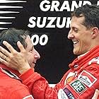 Michael Schumacher and Jean Todt in Schumacher (2021)