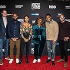 Dan Goor, Grasie Mercedes, Nicole Byer, Aaron Jennings, Phil Augusta Jackson, and Justin Cunningham at an event for Grand Crew (2021)