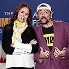 Kevin Smith and Julie Taymor at an event for The IMDb Studio at Acura Festival Village (2020)