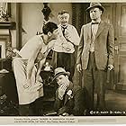 Richard Arlen, Scott Kolk, Gene Morgan, and Raymond Walburn in Murder in Greenwich Village (1937)