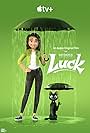 Simon Pegg and Eva Noblezada in Luck (2022)