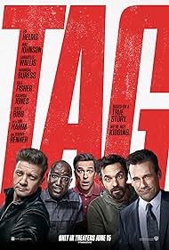 Jon Hamm, Jeremy Renner, Ed Helms, Jake Johnson, and Hannibal Buress in Tag (2018)