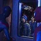 Jacqueline Pinol, Yuri Lowenthal, Nadji Jeter, and Griffin Puatu in Spider-Man 2 (2023)