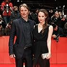 Mads Mikkelsen and Alicia Vikander at an event for A Royal Affair (2012)