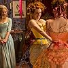 Holliday Grainger, Sophie McShera, and Lily James in Cinderella (2015)