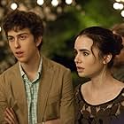 Nat Wolff and Lily Collins in Stuck in Love. (2012)